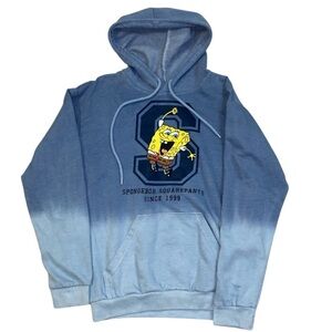 Vintage SpongeBob SquarePants Blue Hoodie